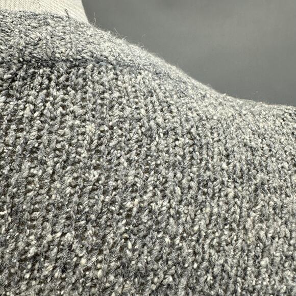 Vintage 80s silk/wool blend gray dolman sleeve sweater size medium - Picture 11 of 14